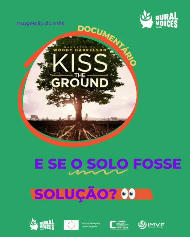 “Kiss the Ground” mostra como regenerar solos pode capturar carbono, melhorar a produção alimentar e fortalecer comunidades.

No Jovens2030 falamos muito de base.

E o solo é literalmente isso.

Imaginar soluções é o primeiro passo para agir.

#CidadaniaGlobal #Jovens2030 #ruralvoices2030
#agricultura #solos