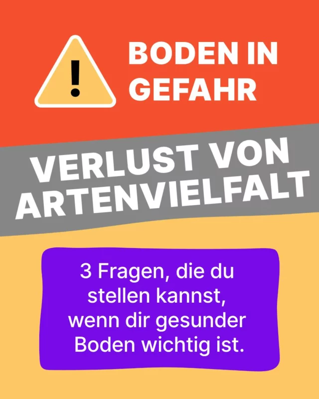 Ein gesunder Boden ist wichtig für die Artenvielfalt und damit auch für uns Menschen. Stellen wir uns die richtigen Fragen und reden darüber, wie wir den Boden besser schützen können! 🌱

#RuralVoices2030 #RV2030 #Bodenschutz #Biodiversität #EUDEARprogram