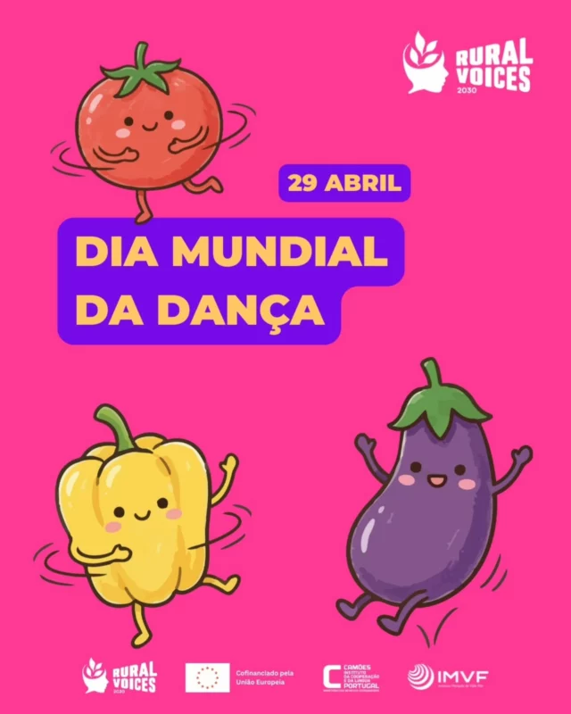 Tal como na dança, o equilíbrio depende de ligação e harmonia.

No Jovens 2030,  tudo está interligado: solos, igualdade de género e alterações climáticas

Uma interligação com um propósito: a justiça social e ambiental em todas as geografias.

Se és um/a agente de transformação social e ambiental diz-nos que música é que te faz dançar?

#CidadaniaGlobal #Jovens2030 #ruralvoices2030
#DiaDaDança #Equilíbrio Sustentabilidade